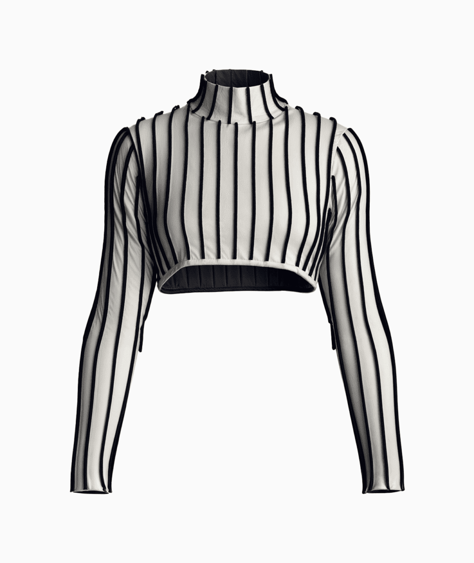 Cropped Polo Top Pattern