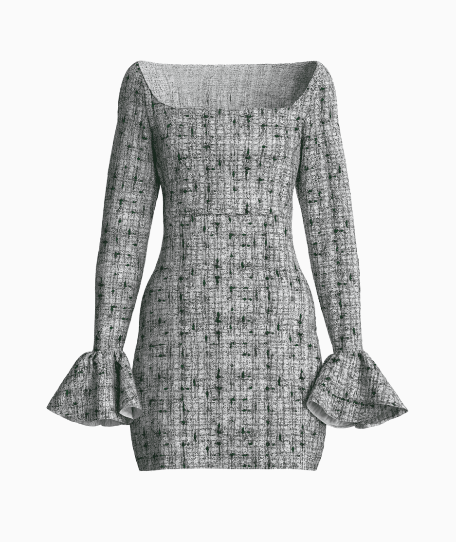 Bell Sleeve Mini Dress Pattern