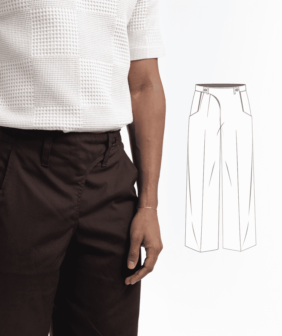 Straight Leg Trousers Pattern - Image 3